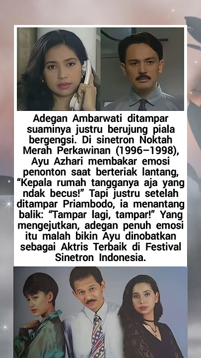 ADEGAN INI BIKIN PENONTON GERAM! AYU AZHARI #shorts #nostalgia #artis