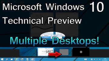 Microsoft Windows 10 Tutorial: Multiple Desktops & Window Organization