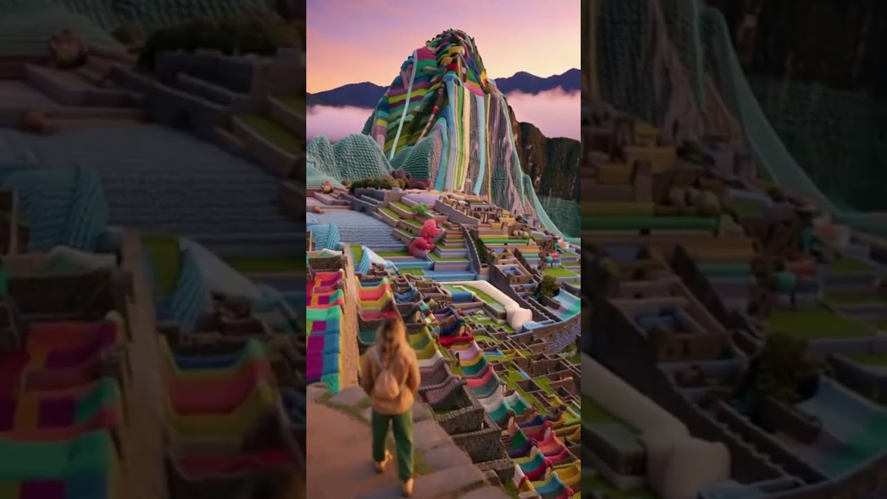 When an Ancient Ruin Becomes Knit Magic. 