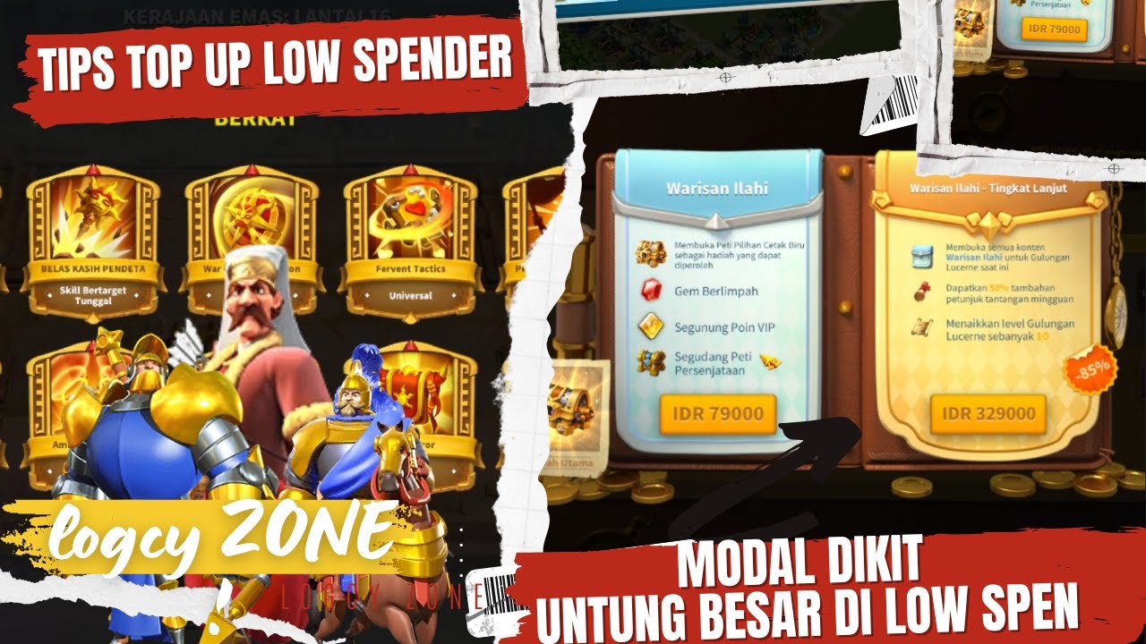 TIPS TOP UP BAGI LOW SPENDER YANG BISA BUAT POWER LU UP DRASTIS DAN VIP MELONJAK....