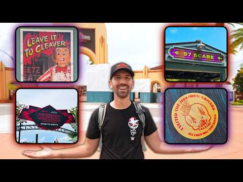 Another CRAZY HHN 35 Update + NEW Food Booths, Tribute Store Details & Scare Zone Updates!