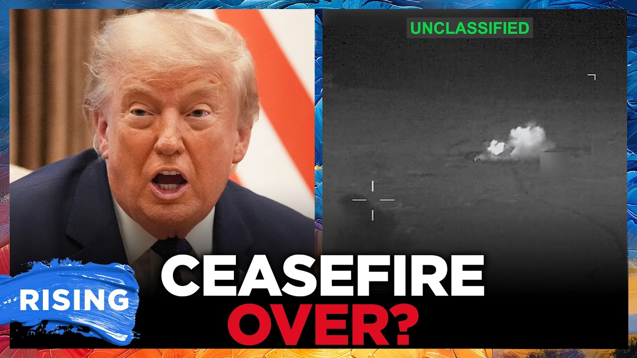 Trump says Iran CEASEFIRE likely over, as US LAUNCHES retaliatory strikes | RISING Trump says Iran CEASEFIRE likely over, as US LAUNCHES retaliatory strikes | RISING