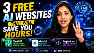 3 FREE AI Websites That Will Save You Hours 🤖🔥