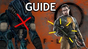 Half-Life - How to Skip the Gargantua Level (big blue alien/Black Mesa Golem Ape)