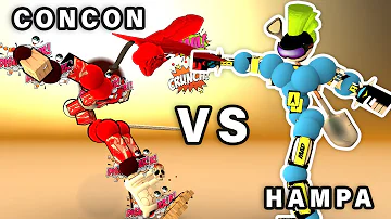 Battle Against the GAME DEVELOPER | ConCon VS Hampa
