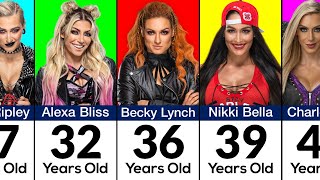 Age Of WWE Female Wrestlers in 2023
