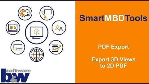 SmartMBDTools - 2D PDF Export of 3D Views - Model-Based-Definition in Creo©