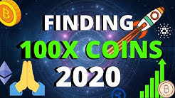 Finding 100X ALTCOINS IN 2020 | Crypto Gems