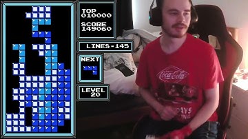 NES Tetris - First PAL 19 Transition