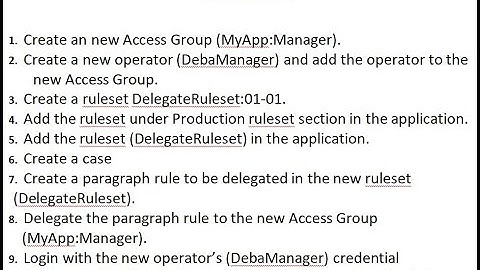 How to Delegate a rule in Pega? Many of us miss some steps while answering in the interview.