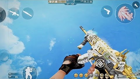 Crossfire Offline Android GZCF v2.45 | CF VIP Scar Light-S BaiHu Skin | CSGO Mobile | FPS Gameplay