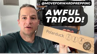 Uzlani 51” Polarduck tripod review | 1 ⭐️ by Gardener In A War 22 views 5 months ago 7 minutes, 17 seconds