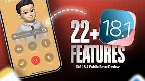 iOS 18.1 Public Beta Features: Call Recording, Apple Intelligence & More!