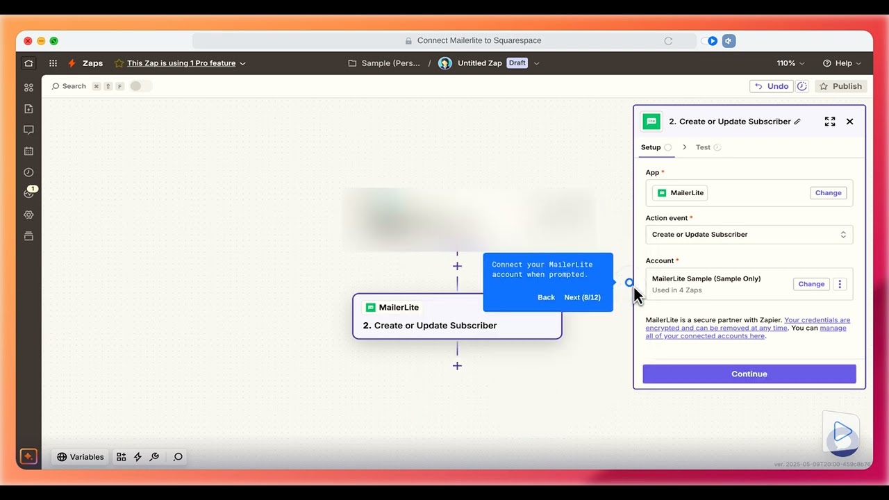 How to Connect MailerLite to Squarespace Using Zapier (Step-by-Step)