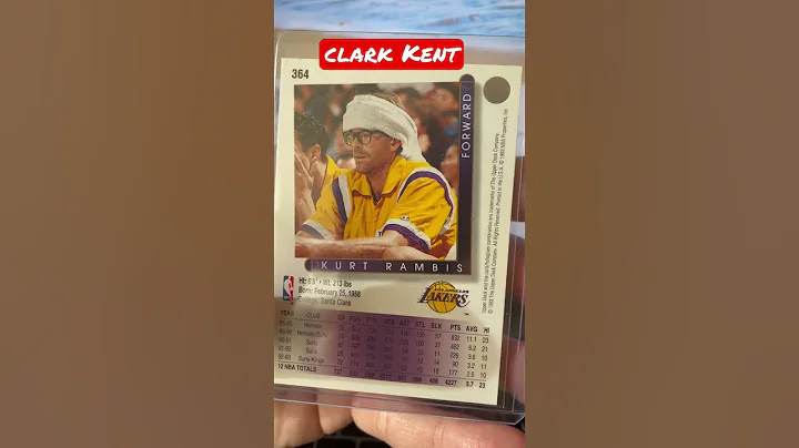 Kurt Rambis AKA Clark Kent