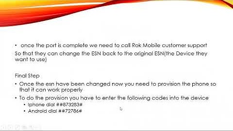 How to port from Sprint or Boost to ROK Mobile Yellow