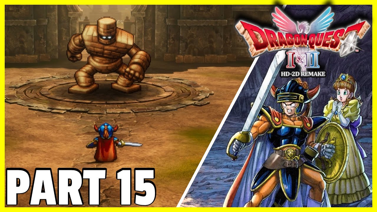Прохождение Dragon Quest I HD 2D Remake | Часть 15 | Огромный голем-страж!