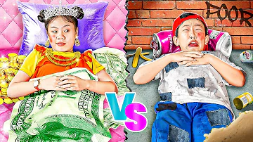 Rich Sister VS Poor Brother - Funny Stories About Baby Doll Family