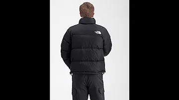 THE NORTH FACE Shiny 1996 Retro Nuptse Puffer Jacket Black Men Sustainable NF0A3C8D LE4 