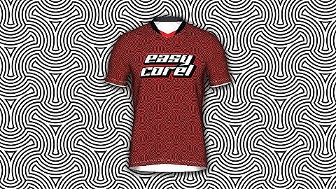 How to Create Geometric Pattern for Full Printed Jersey Design in CorelDraw 2021