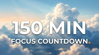 2 Hour 30 Minute Silent Focus Timer | Long Study Session | Deep Work Countdown