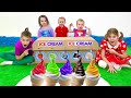 Five kids ice cream  watermelon story  more childrens songs ands