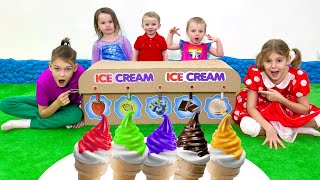 Five Kids Ice Cream & Watermelon Story + more Children's Songs and Videos screenshot 5