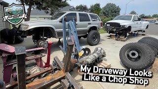 My Driveway Looks Like a Chop Shop: Jeep WJ Transmission Swap + Dodge Ram 3500 Dually Overhaul screenshot 2