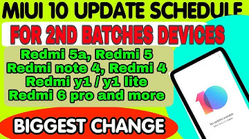 MIUI 10 STABLE ROLLING OUT IN NOVEMBER FOR 2ND AND 3RD BATCH DEVICES || MIUI 10 NEW SCHEDULE