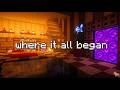 where it all began... (Minecraft Music w/ soft fire Ambience) no/distraction
