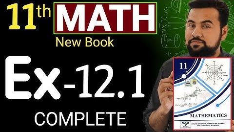 11th Math Exercise 12.1 - New Book - math class 11 chapter 12 Ex-12.1