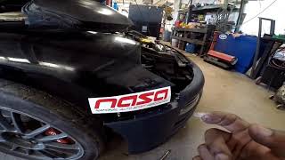 3g eclipse bumper install with quik latch bumper fasteners