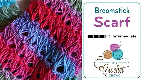 Learn Crochet Broomstick Lace Stitch