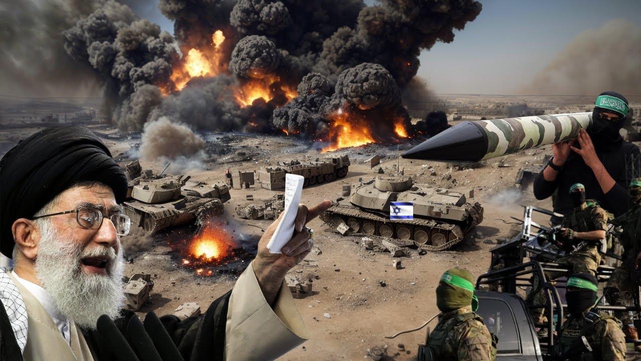 Iranian Anti Tank Guided Missiles Hit All Israeli Tanks at Headquarters