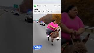 Maam, You Are Way Too Fat For That Donkey.