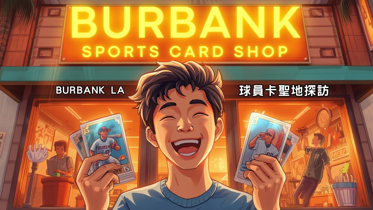 為什麼全世界只有一個 Burbank？探訪位於美國洛杉磯的球員卡聖地 - Burbank Sports Card Shop