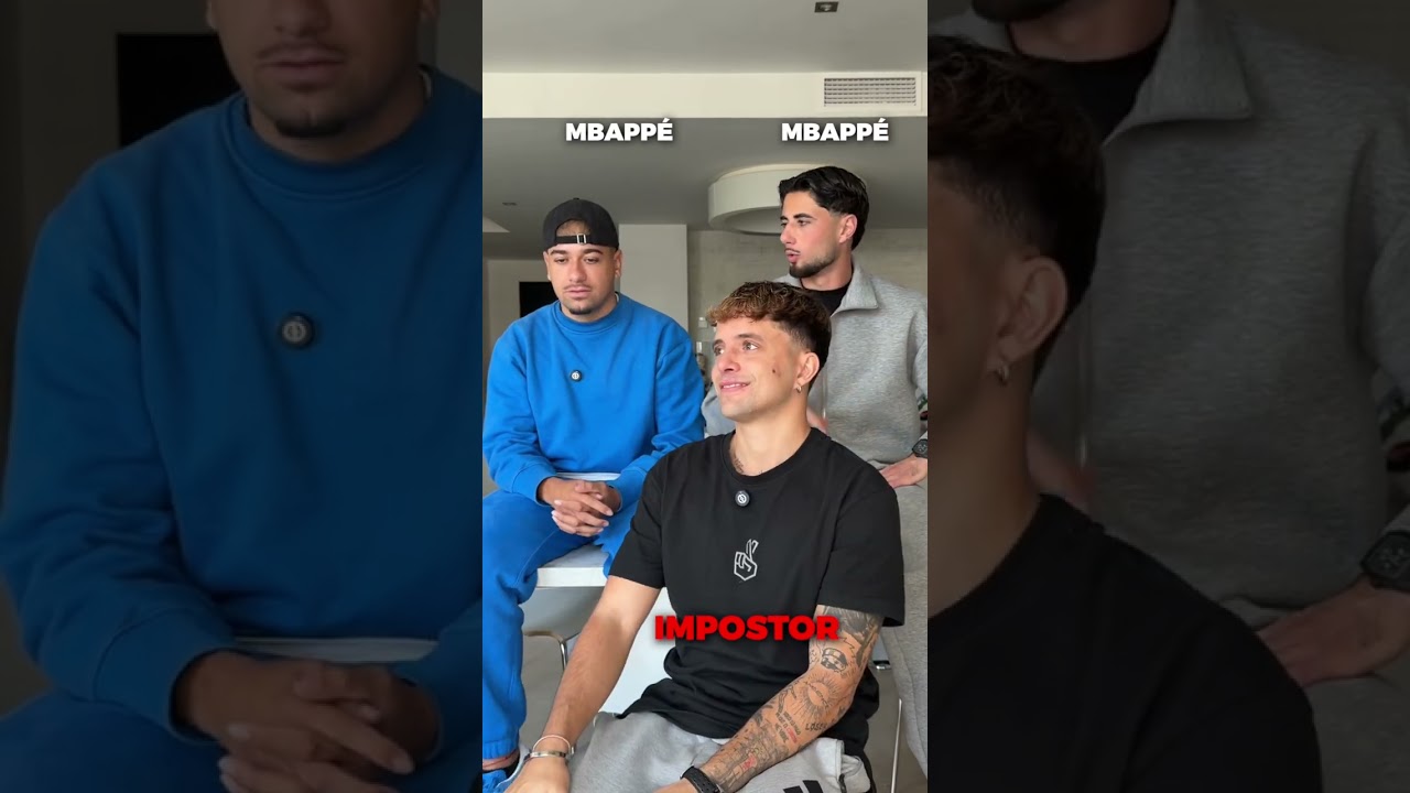 Adivina el Impostor: “Mbappé” 😳 #shorts #humor