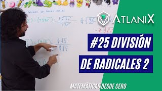 #25 División de radicales con índices iguales Ejercicios