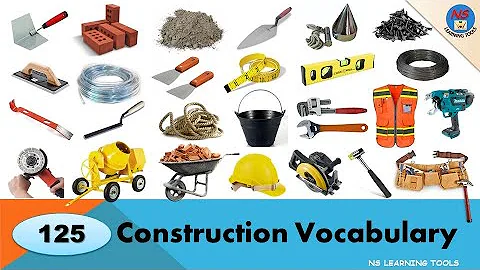 Construction vocabulary |125 Construction Items Name in English l Masonry Tools | Construction items