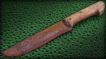 Rusty Knife, Simple Restoration ✅