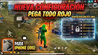 SENSIBILIDAD + CONFIGURACIÓN ✅🔥 para iphone ⚙️ Free Fire 2026 8 plus/11/12/13/14/15//16/17 pro Max