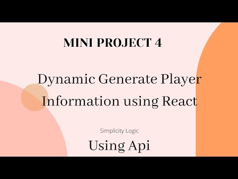 ReactJs Mini Project || Cricket Player Data fetch Using Api