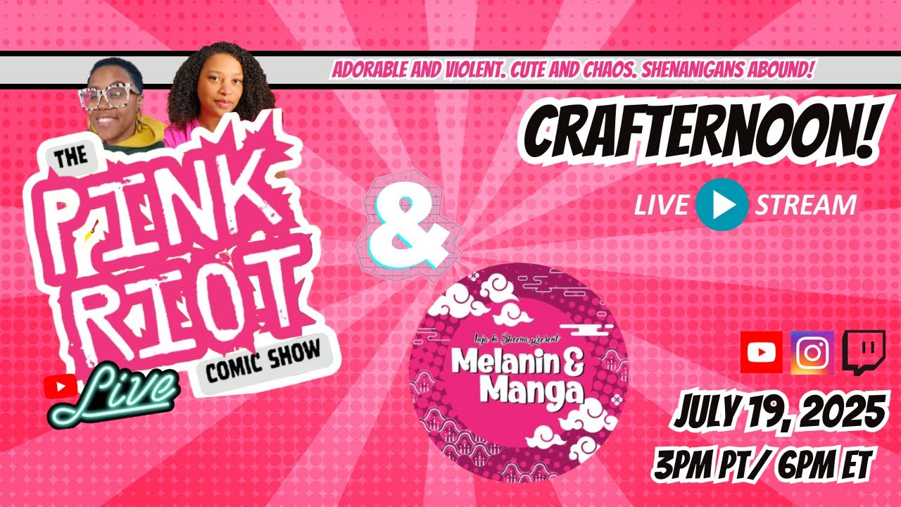 Crafternoon with Melanin & Manga!!!!!