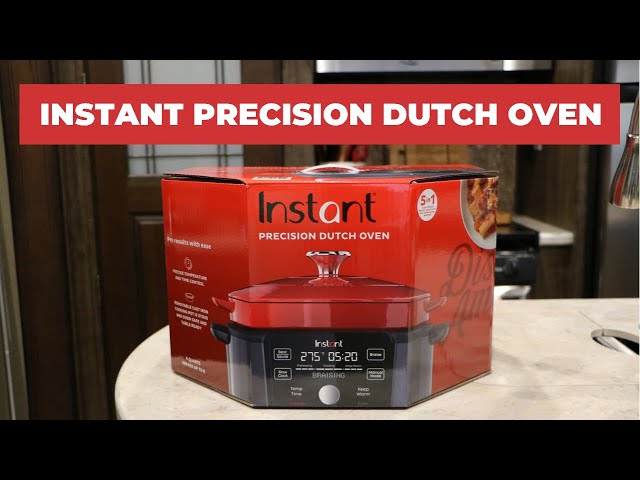 Instant Precision 6 Quart Cast Iron Dutch Oven 