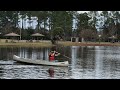 Dad and Son in law race on canoes!  Vlogmas Day 23!