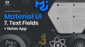 React Material UI Tutorial | 7. Text Fields