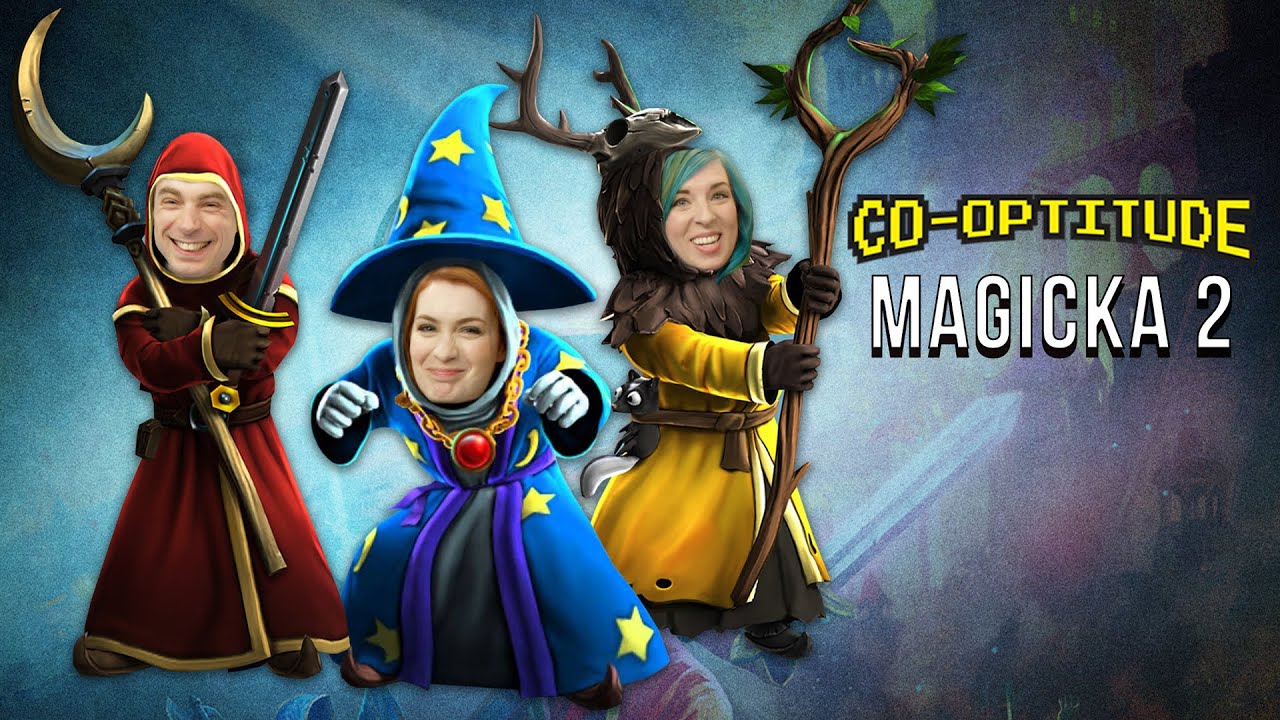 Let's Play MAGICKA 2! Co-Optitude with Ryon & Felicia Day!