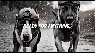 Fearless K9 Duo Mini Bull Terrier & Malinois Mix