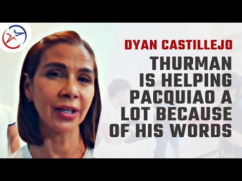 abs-cbn foundation Pacquiao vs Thurman Prediction | Manny is Very Inspired, Thurman is Helping Him | Dyan Castillejo