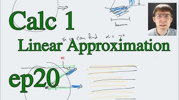 Calculus 1 (Stewart) Ep 20, Linear Approximation (Oct 26, 2021)